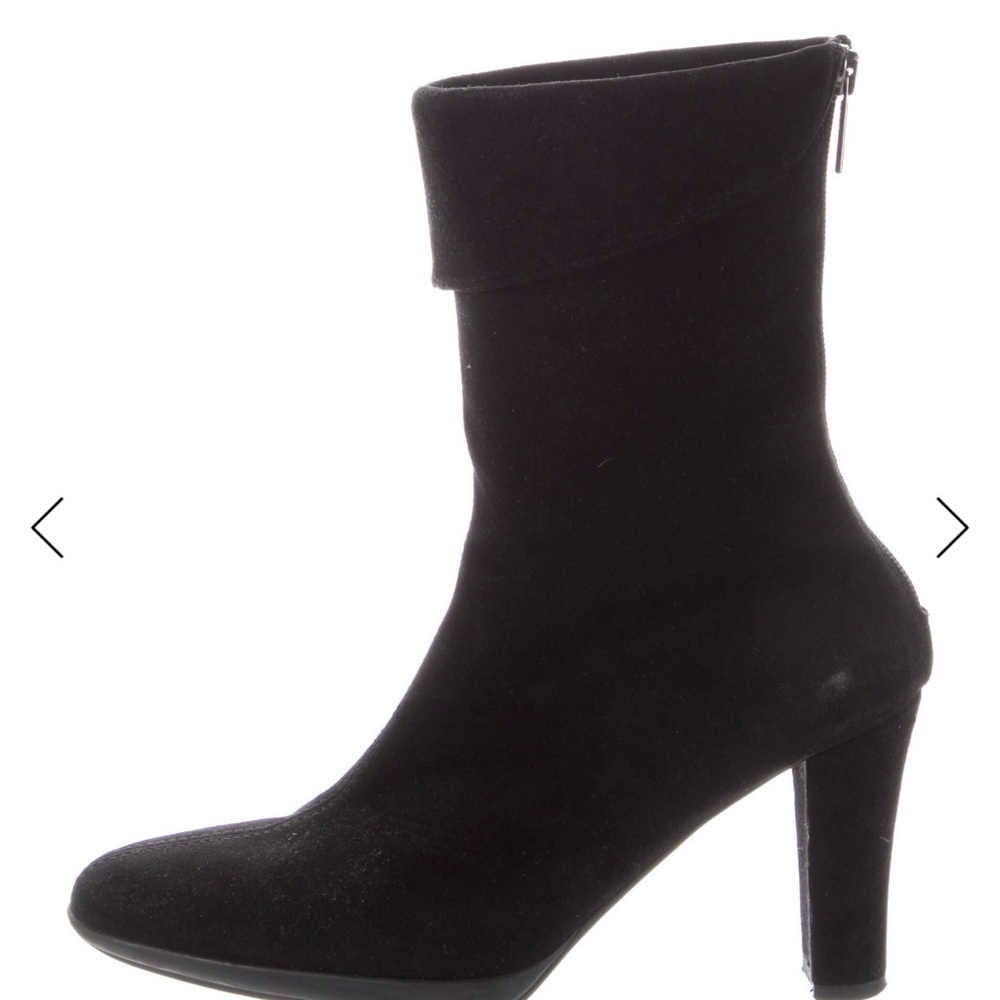 Aquatalia Black Heeled Boots